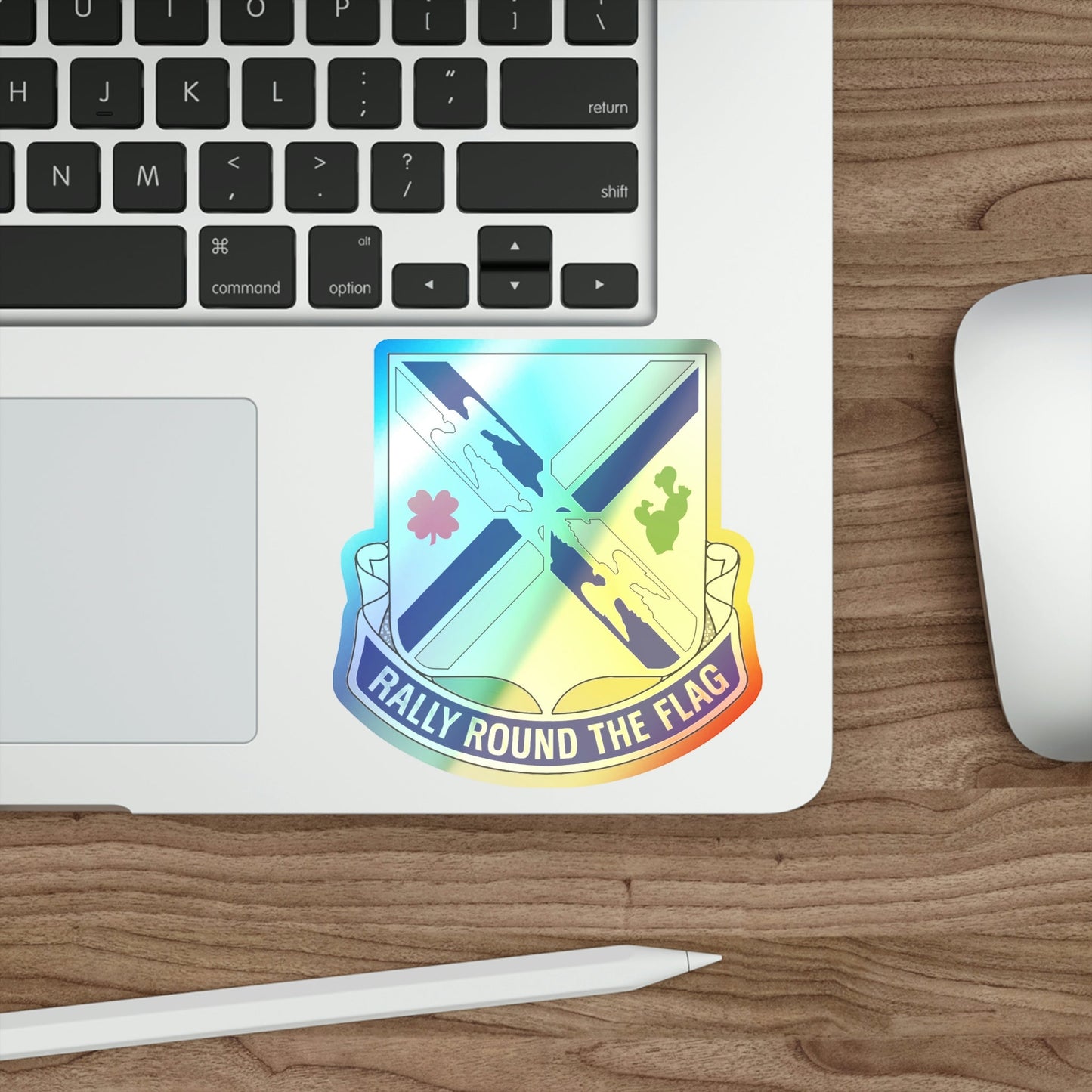 115th Infantry Regiment (U.S. Army) Holographic STICKER Die-Cut Vinyl Decal-The Sticker Space