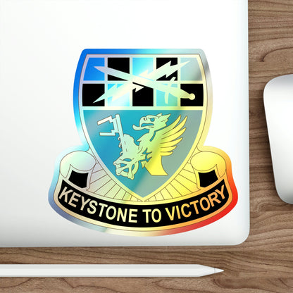 128 Military Intelligence Battalion (U.S. Army) Holographic STICKER Die-Cut Vinyl Decal-The Sticker Space