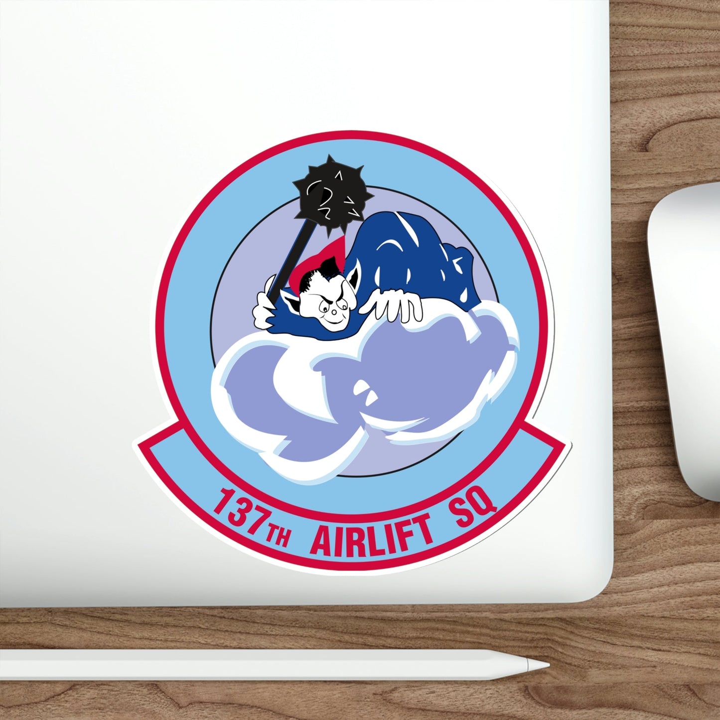 137 Airlift Squadron (U.S. Air Force) STICKER Vinyl Die-Cut Decal-The Sticker Space