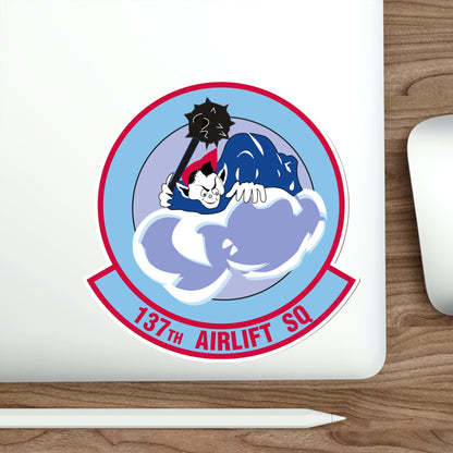 137 Airlift Squadron (U.S. Air Force) STICKER Vinyl Die-Cut Decal-The Sticker Space
