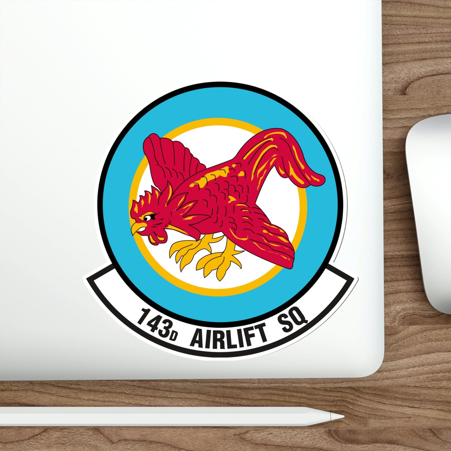 143 Airlift Squadron (U.S. Air Force) STICKER Vinyl Die-Cut Decal-The Sticker Space