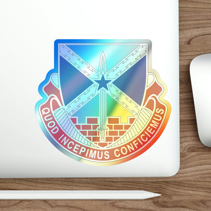 176 Engineer Brigade v2 (U.S. Army) Holographic STICKER Die-Cut Vinyl Decal-The Sticker Space