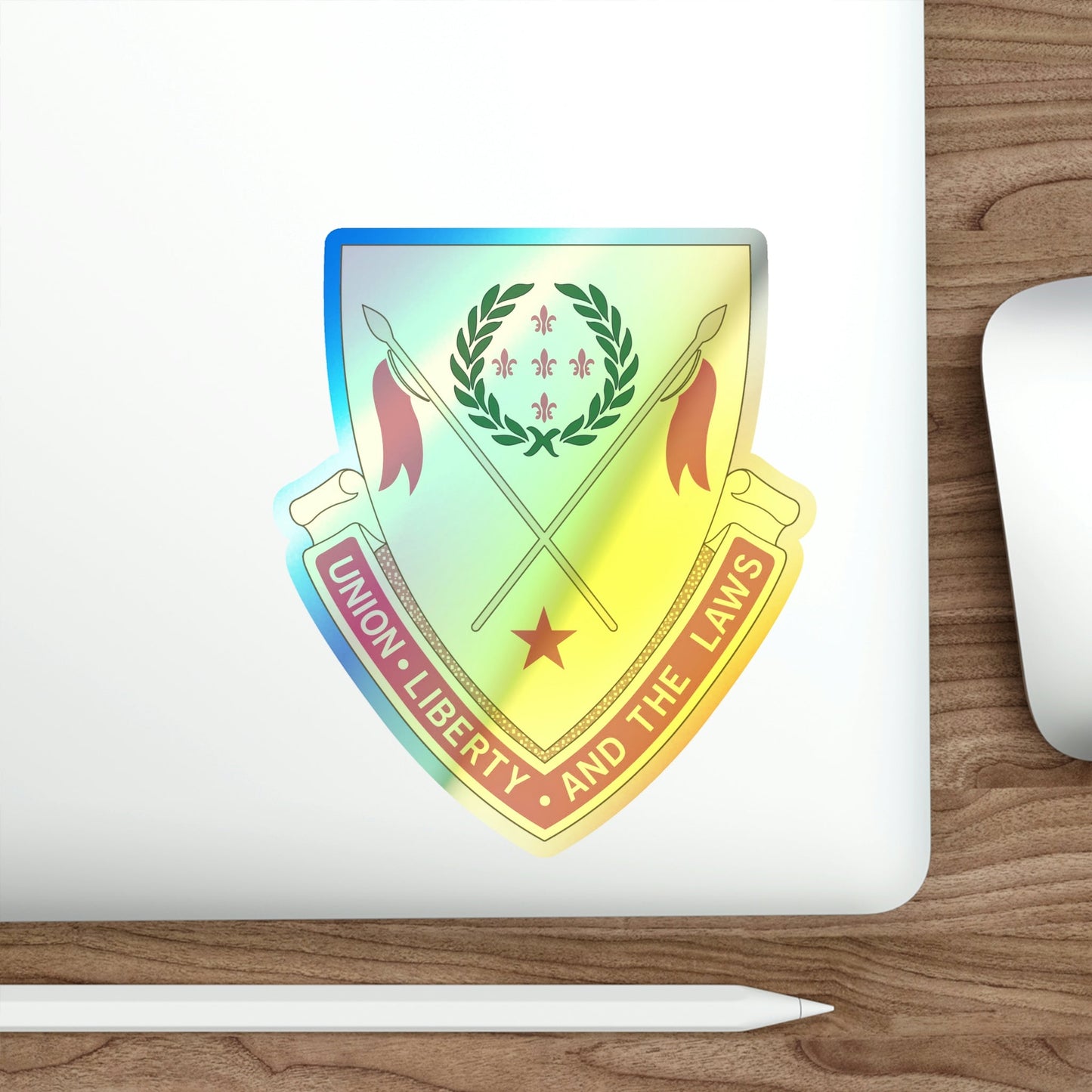 180th Field Artillery Battalion (U.S. Army) Holographic STICKER Die-Cut Vinyl Decal-The Sticker Space