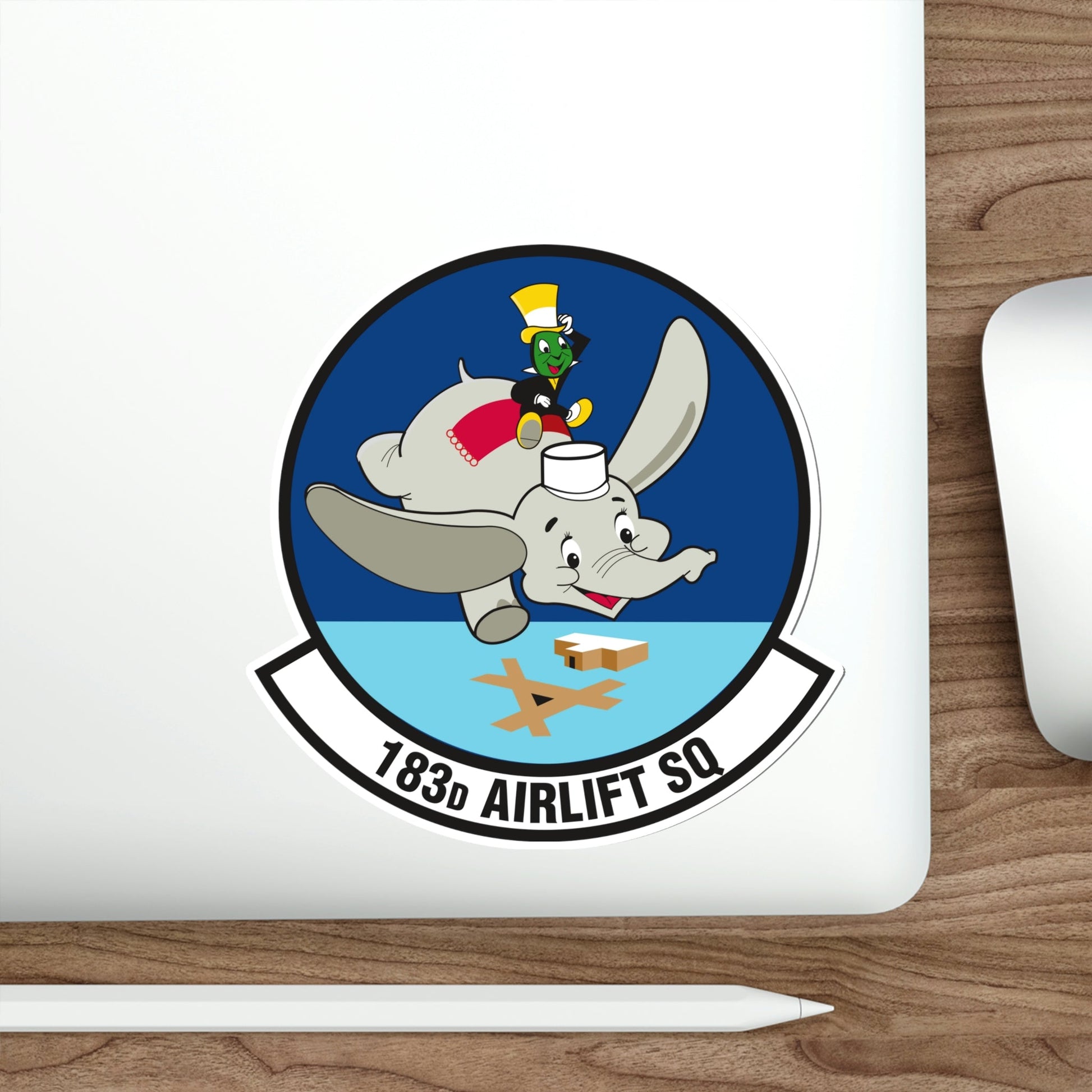 183 Airlift Squadron (U.S. Air Force) STICKER Vinyl Die-Cut Decal-The Sticker Space
