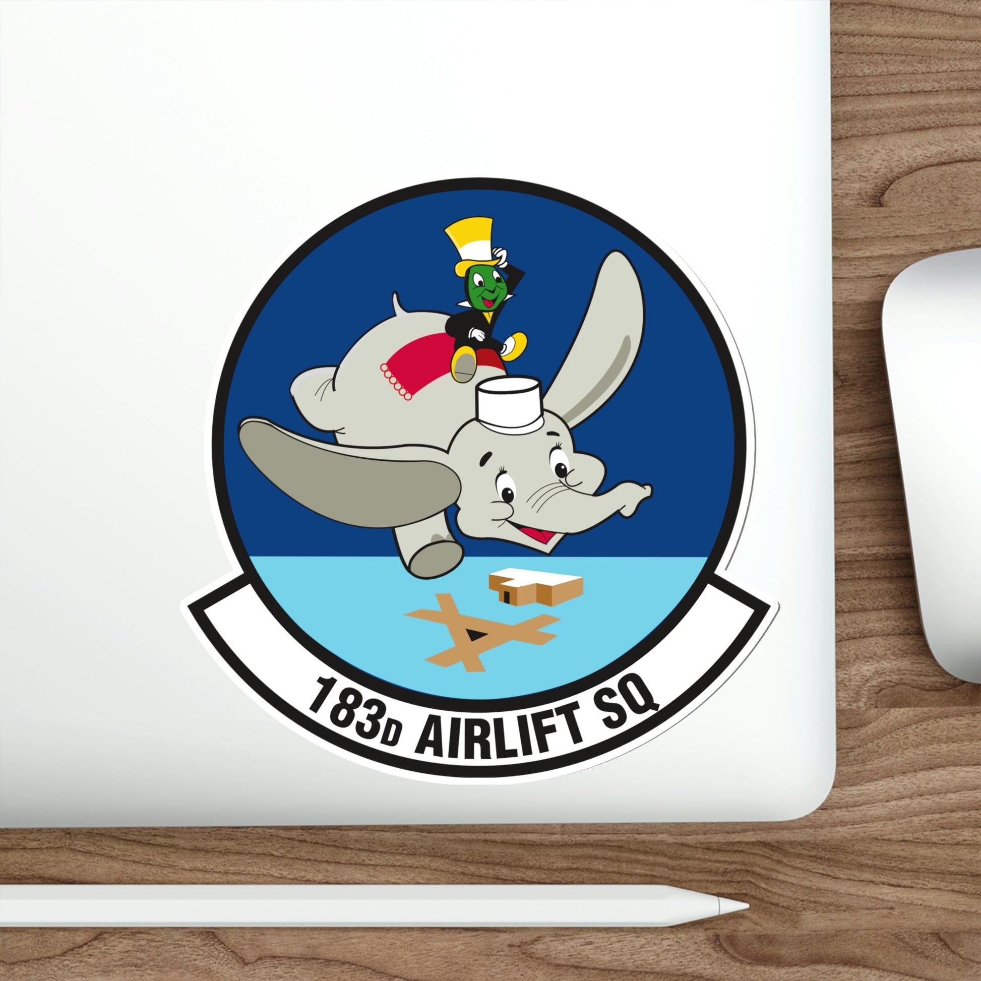 183 Airlift Squadron (U.S. Air Force) STICKER Vinyl Die-Cut Decal-The Sticker Space