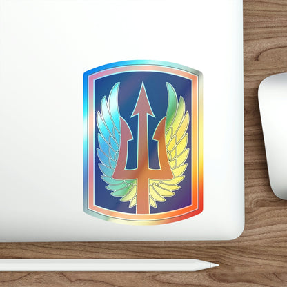 185 Aviation Brigade (U.S. Army) Holographic STICKER Die-Cut Vinyl Decal-The Sticker Space