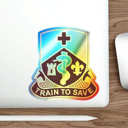 187 Medical Battalion (U.S. Army) Holographic STICKER Die-Cut Vinyl Decal-The Sticker Space