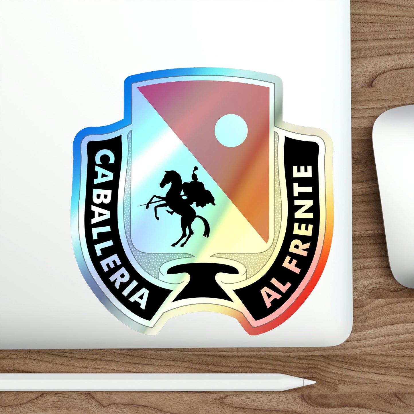 192 Cavalry Regiment (U.S. Army) Holographic STICKER Die-Cut Vinyl Decal-The Sticker Space