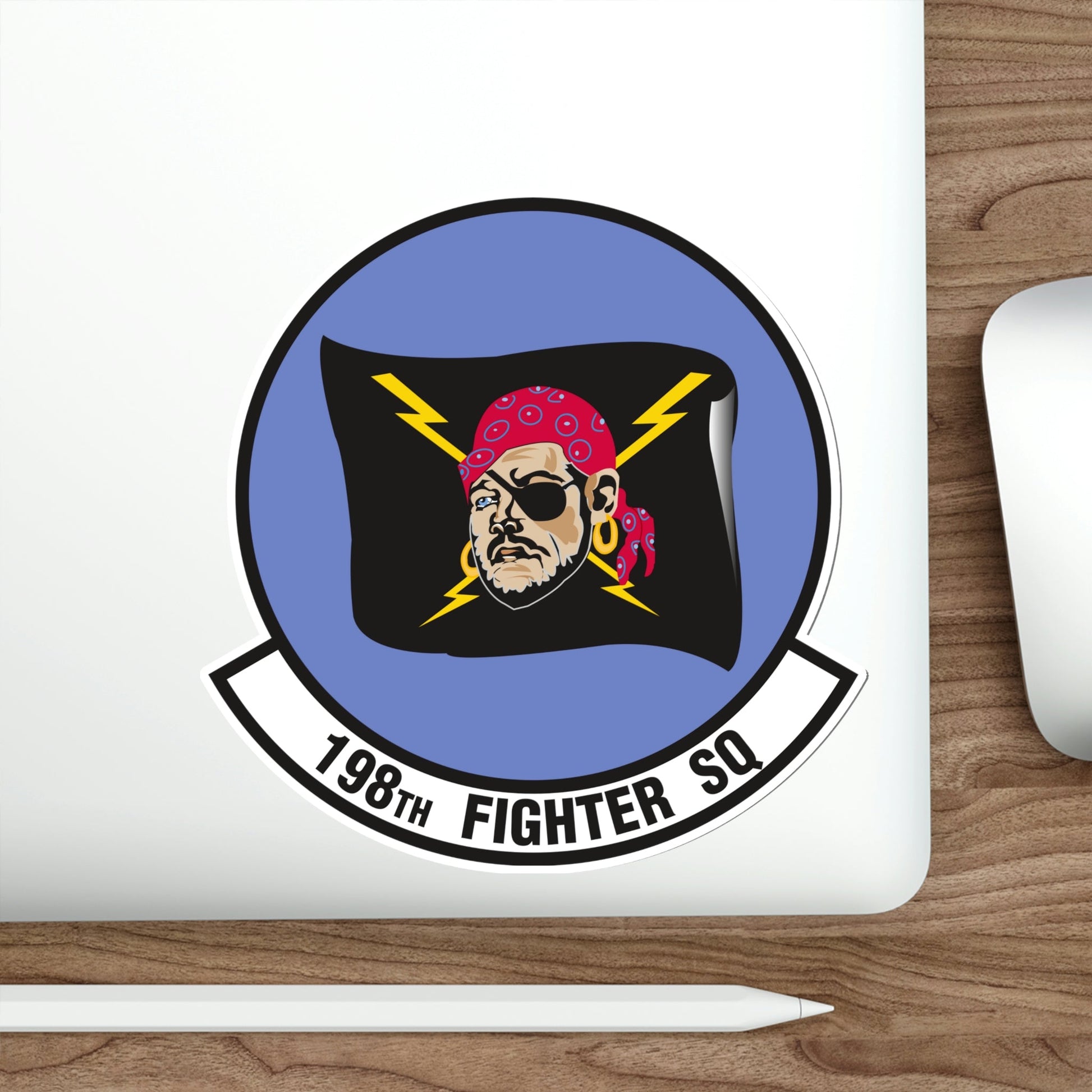 198 Fighter Squadron (U.S. Air Force) STICKER Vinyl Die-Cut Decal-The Sticker Space