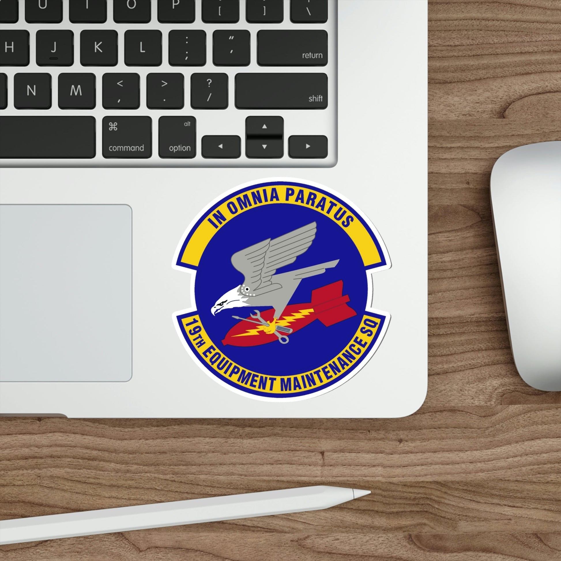 19th Equipment Maintenance Squadron (U.S. Air Force) STICKER Vinyl Die-Cut Decal-The Sticker Space