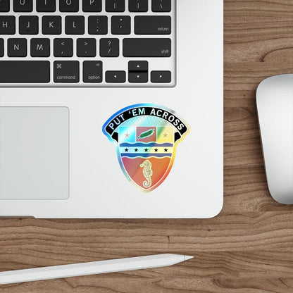 1st Engineer Brigade (U.S. Army) Holographic STICKER Die-Cut Vinyl Decal-The Sticker Space