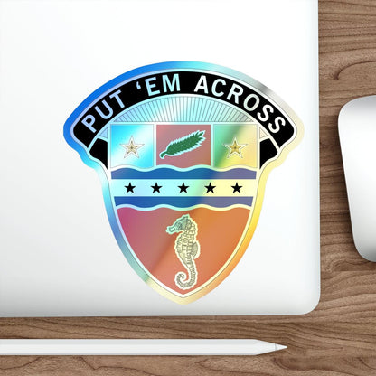 1st Engineer Brigade (U.S. Army) Holographic STICKER Die-Cut Vinyl Decal-The Sticker Space