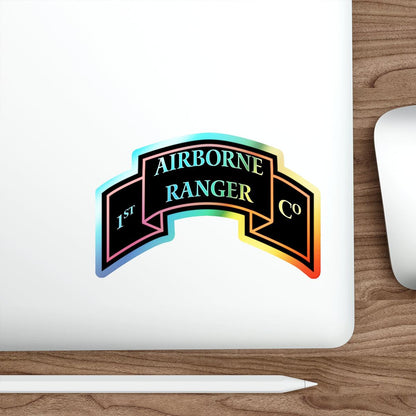 1st Ranger Infantry Company (U.S. Army) Holographic STICKER Die-Cut Vinyl Decal-The Sticker Space