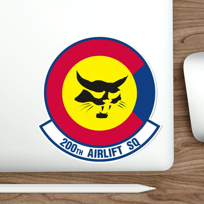 200 Airlift Squadron (U.S. Air Force) STICKER Vinyl Die-Cut Decal-The Sticker Space