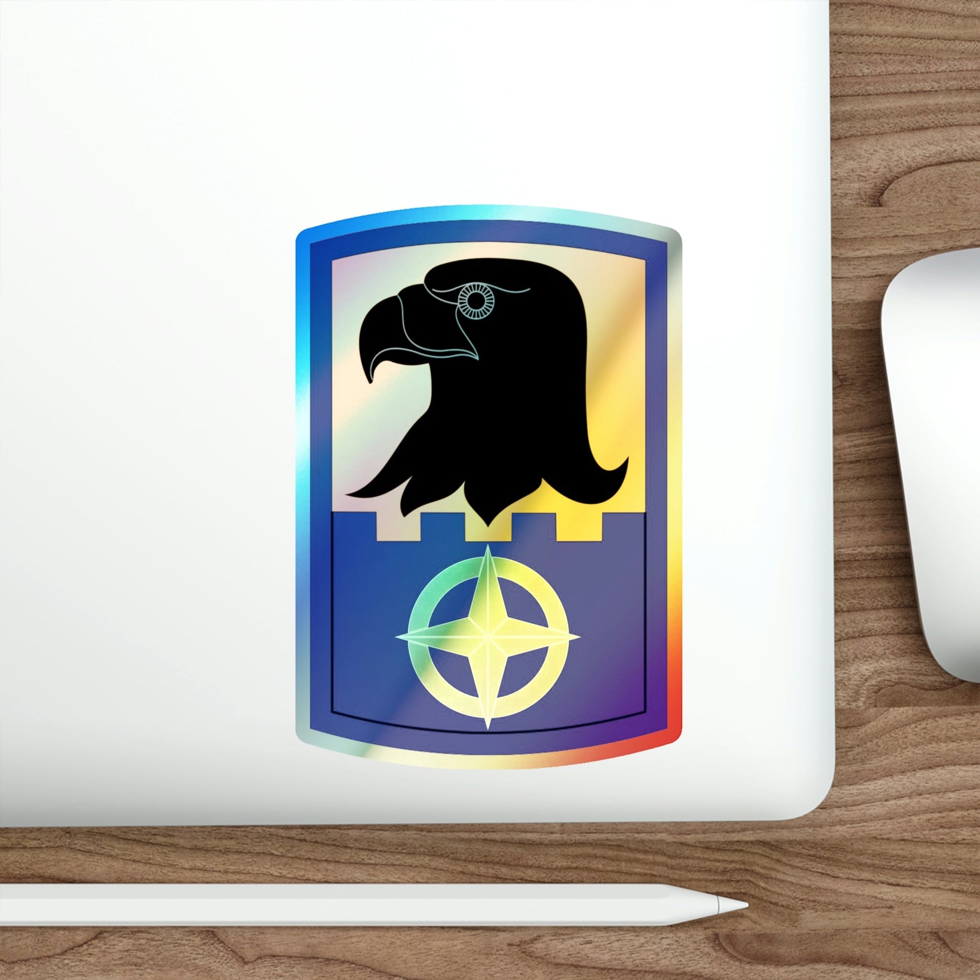 244 Aviation Brigade (U.S. Army) Holographic STICKER Die-Cut Vinyl Decal-The Sticker Space