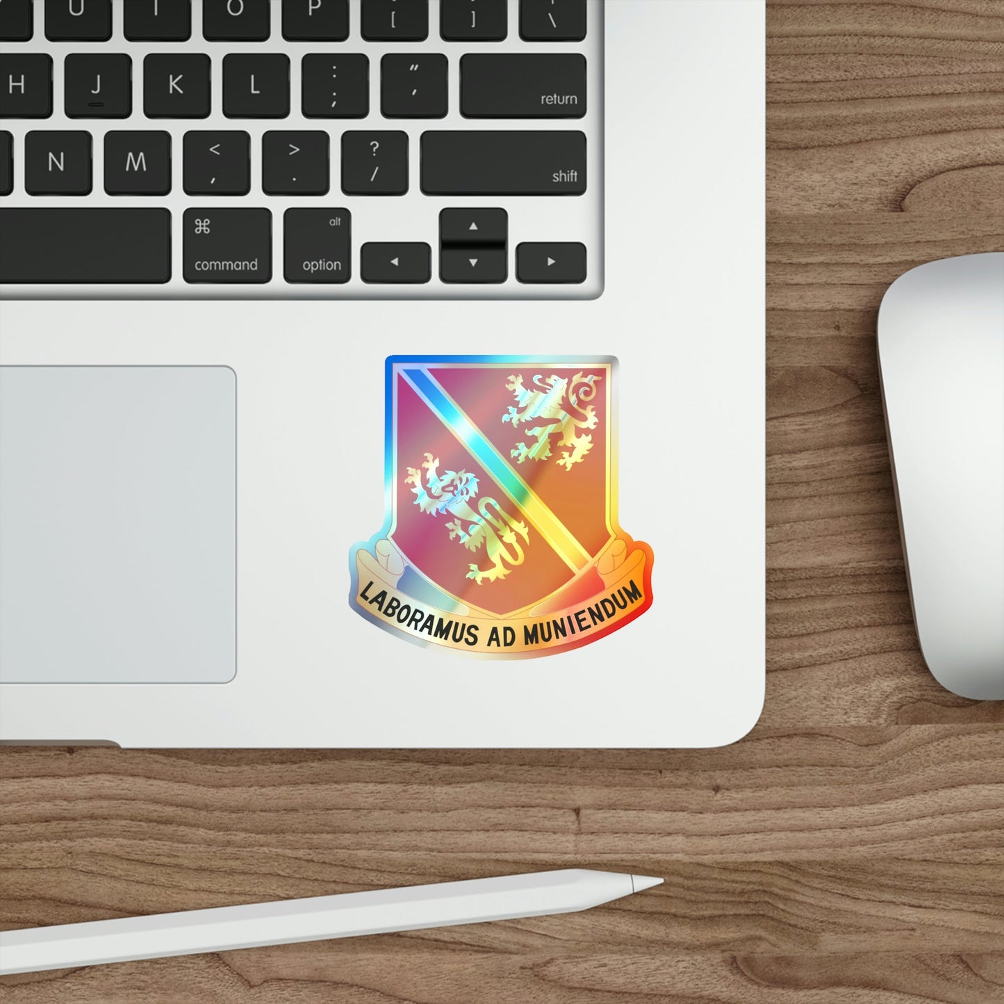 291 Engineer Battalion (U.S. Army) Holographic STICKER Die-Cut Vinyl Decal-The Sticker Space