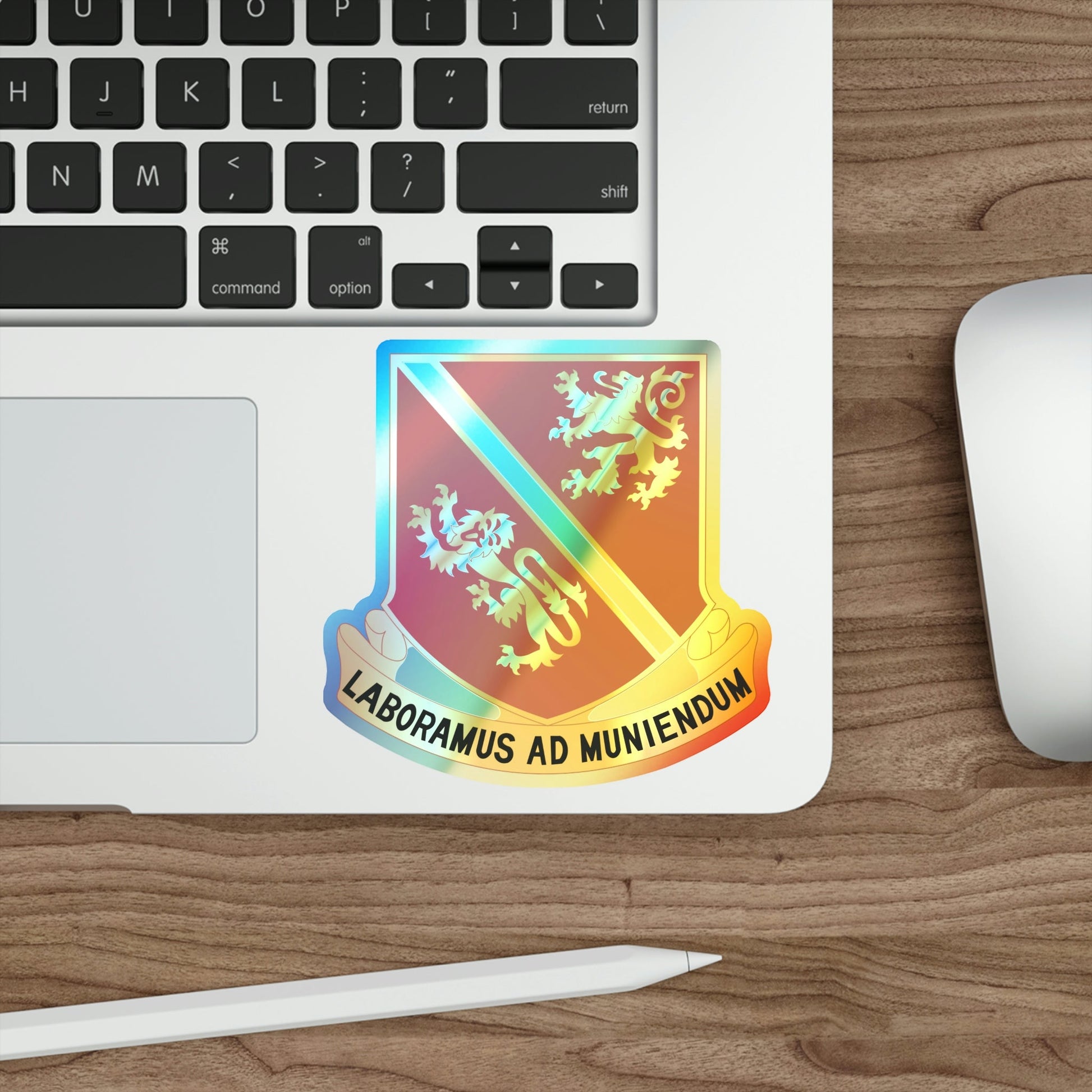 291 Engineer Battalion (U.S. Army) Holographic STICKER Die-Cut Vinyl Decal-The Sticker Space