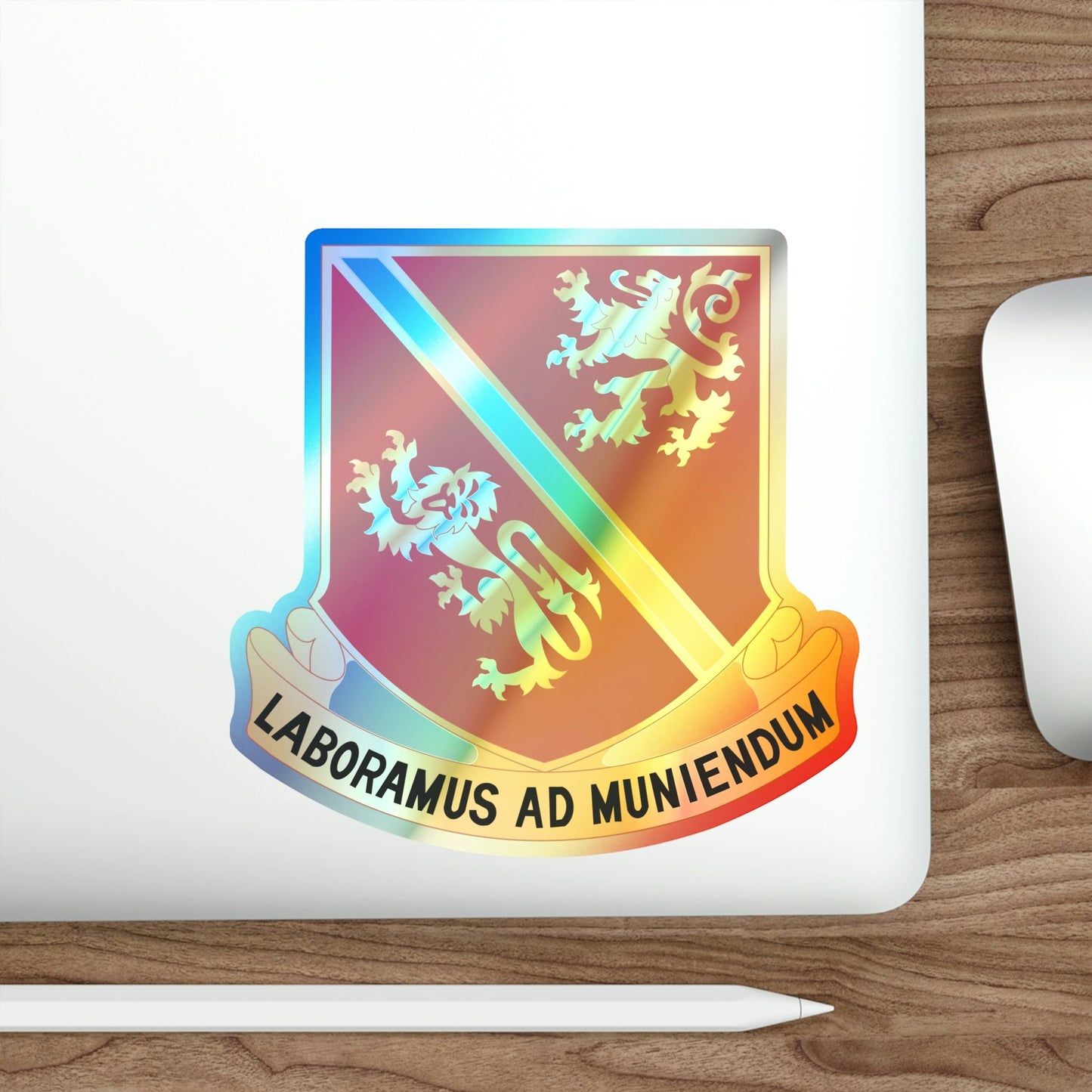 291 Engineer Battalion (U.S. Army) Holographic STICKER Die-Cut Vinyl Decal-The Sticker Space