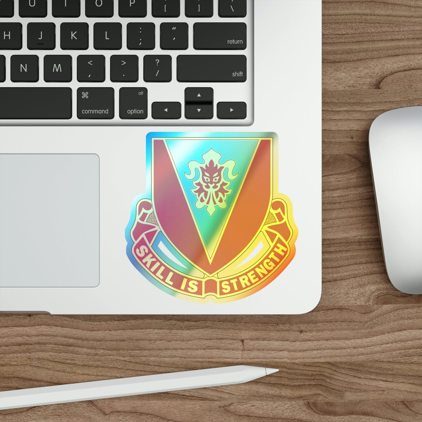 293 Engineer Battalion (U.S. Army) Holographic STICKER Die-Cut Vinyl Decal-The Sticker Space