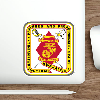 2nd Battalion 23rd Marines (USMC) STICKER Vinyl Die-Cut Decal-The Sticker Space