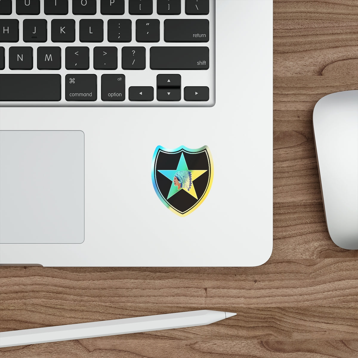 2nd Infantry Division (U.S. Army) Holographic STICKER Die-Cut Vinyl Decal-The Sticker Space