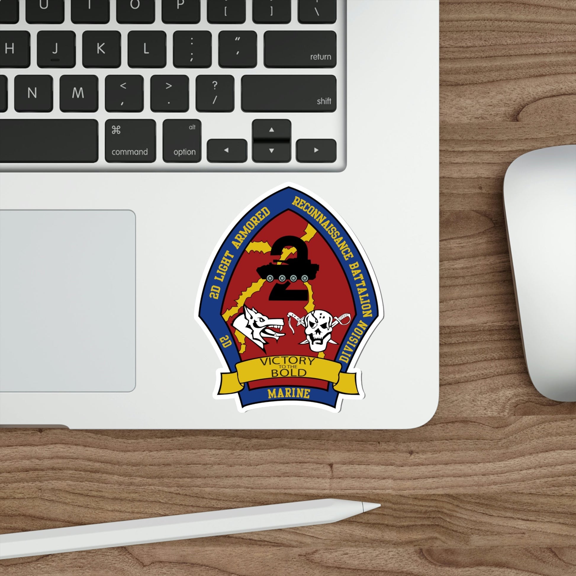 2nd Light Armored Recon Battalion 2nd Marines (USMC) STICKER Vinyl Die-Cut Decal-The Sticker Space