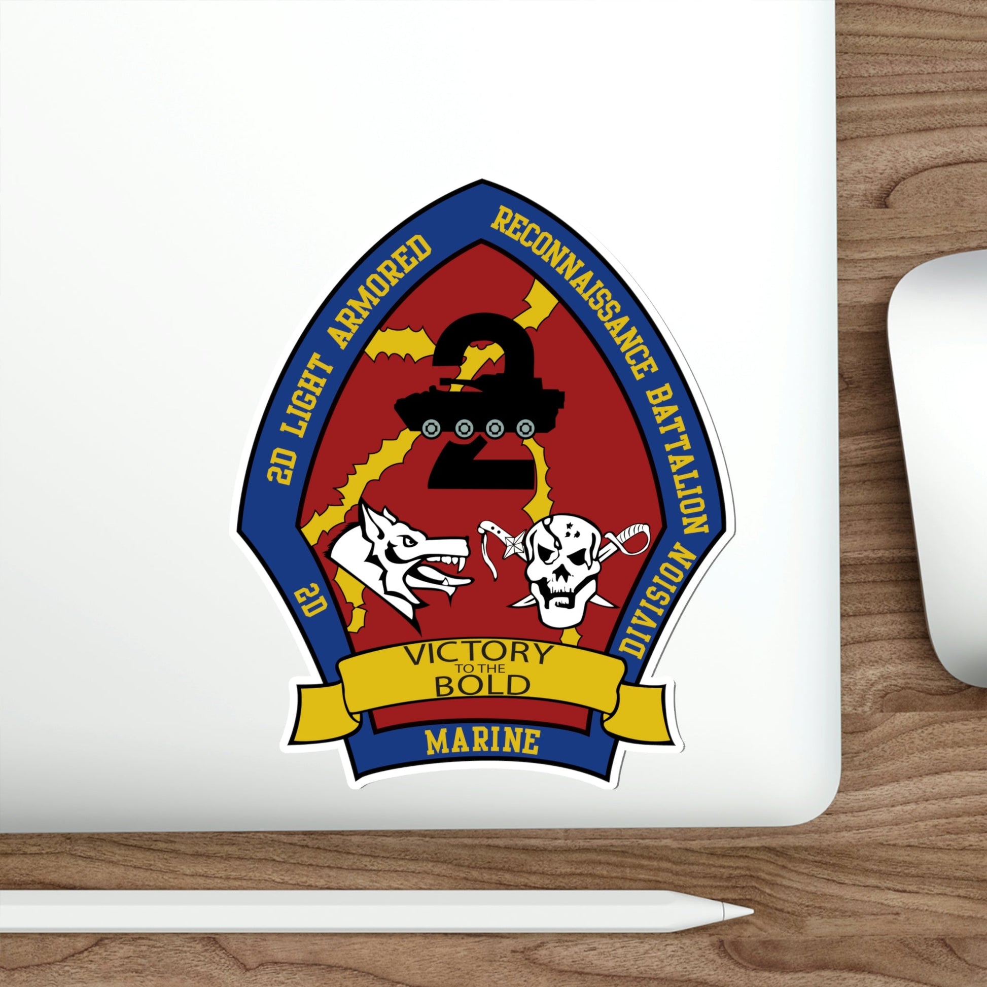 2nd Light Armored Recon Battalion 2nd Marines (USMC) STICKER Vinyl Die-Cut Decal-The Sticker Space