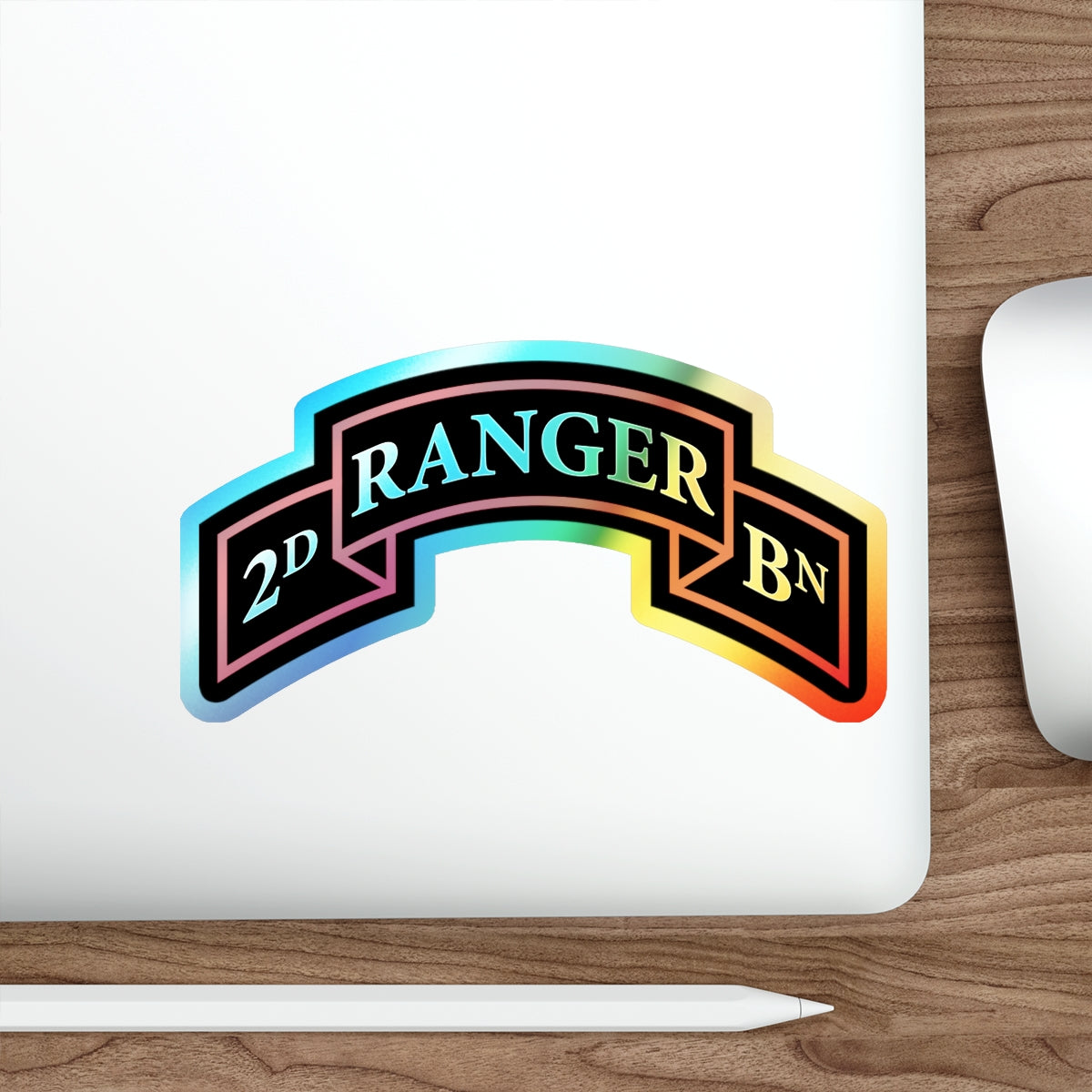 2nd Ranger Battalion (U.S. Army) Holographic STICKER Die-Cut Vinyl Decal-The Sticker Space