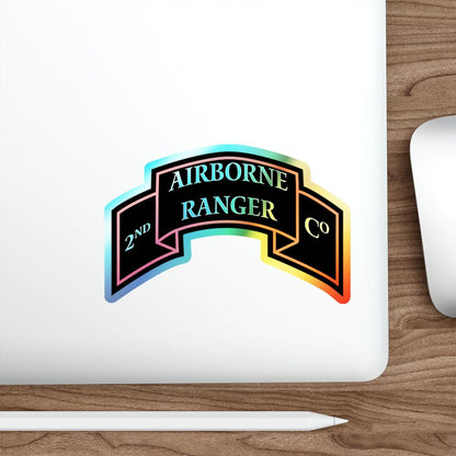 2nd Ranger Infantry Company (U.S. Army) Holographic STICKER Die-Cut Vinyl Decal-The Sticker Space