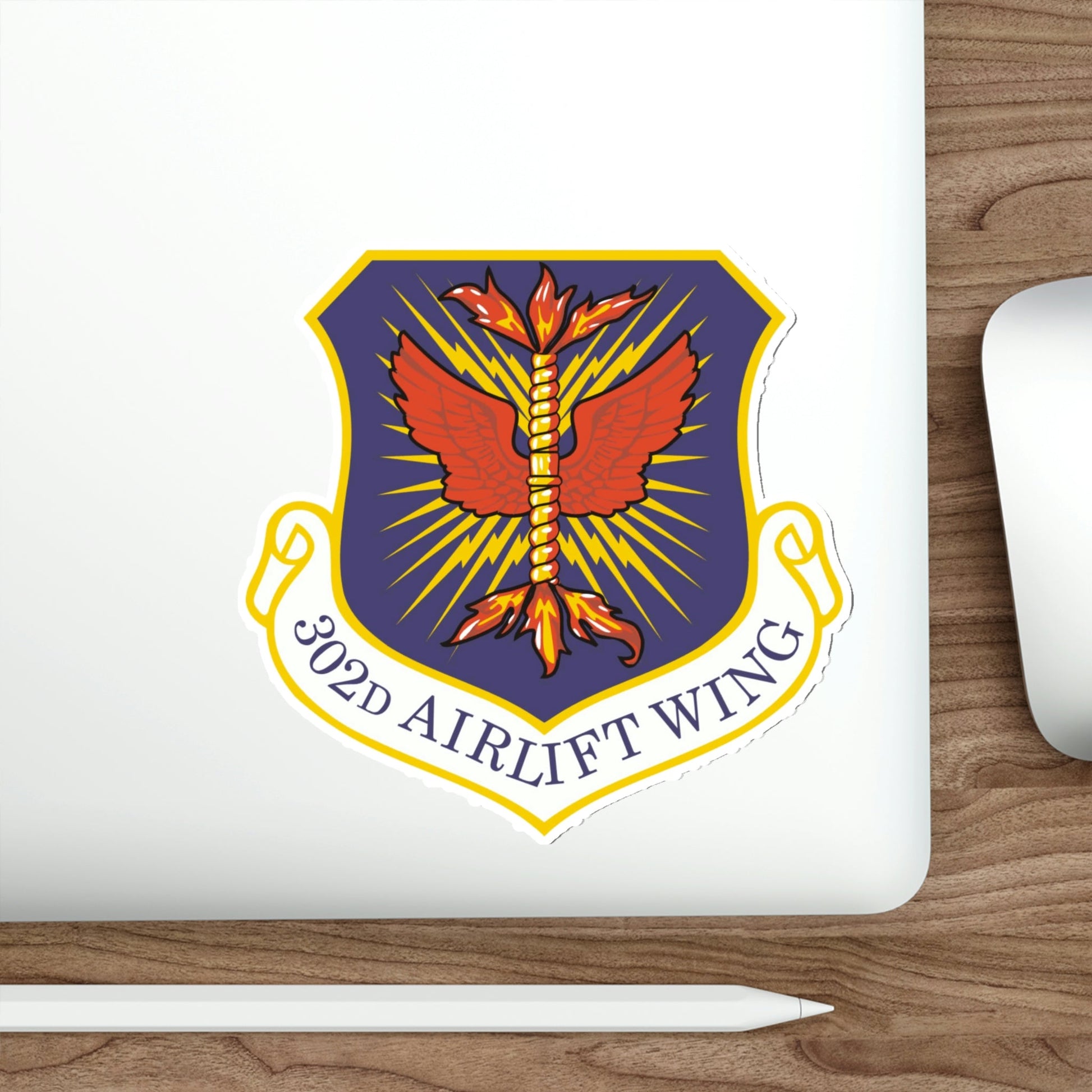 302d Airlift Wing (U.S. Air Force) STICKER Vinyl Die-Cut Decal-The Sticker Space