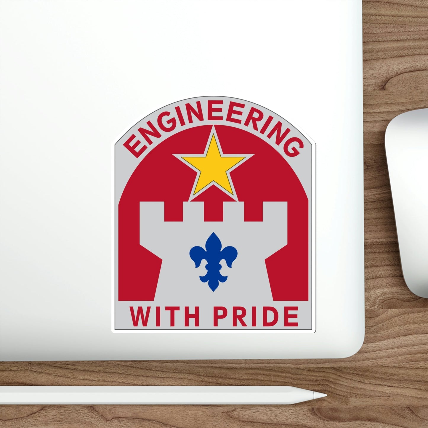 308 Engineer Group (U.S. Army) STICKER Vinyl Die-Cut Decal-The Sticker Space