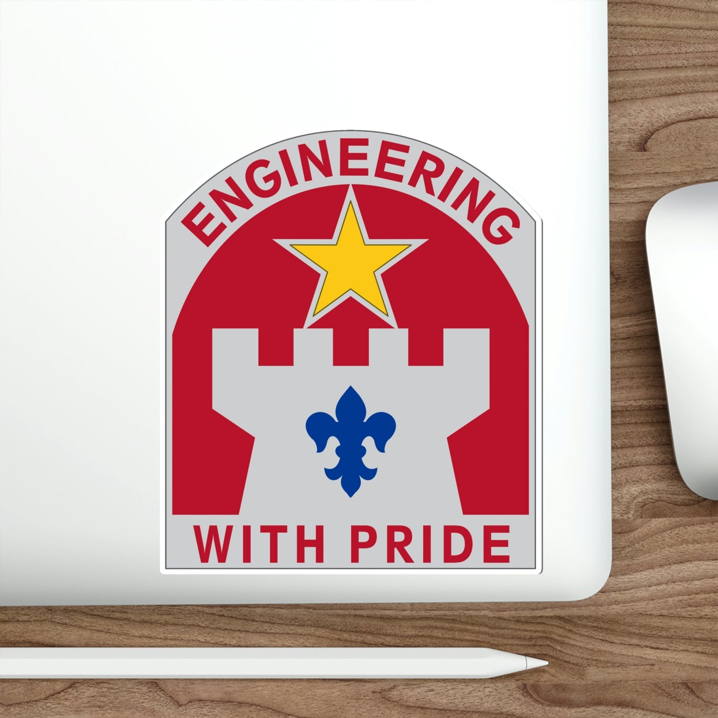 308 Engineer Group (U.S. Army) STICKER Vinyl Die-Cut Decal-The Sticker Space