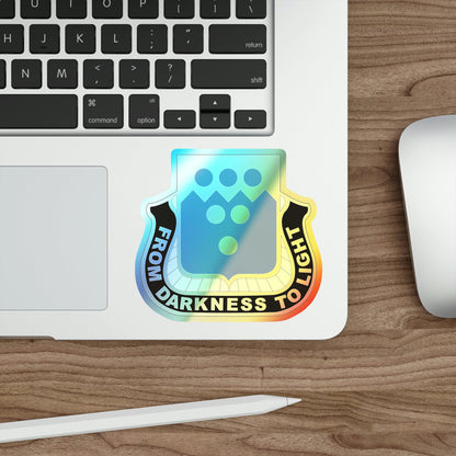 321 Military Intelligence Battalion (U.S. Army) Holographic STICKER Die-Cut Vinyl Decal-The Sticker Space