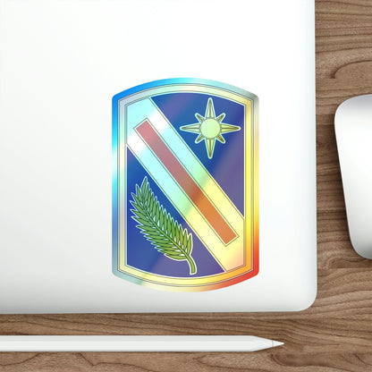 321 Sustainment Brigade (U.S. Army) Holographic STICKER Die-Cut Vinyl Decal-The Sticker Space