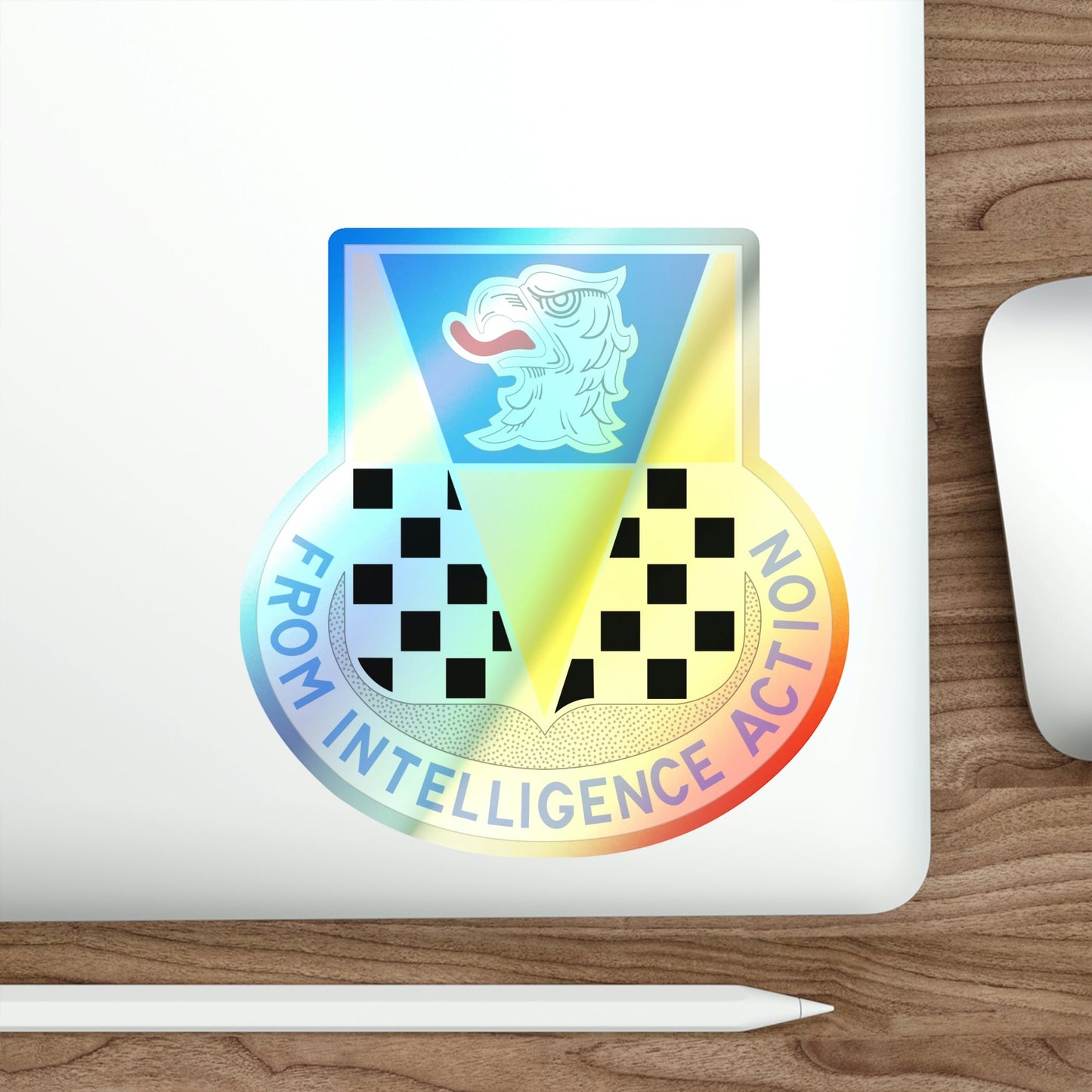 326 Military Intelligence Battalion (U.S. Army) Holographic STICKER Die-Cut Vinyl Decal-The Sticker Space