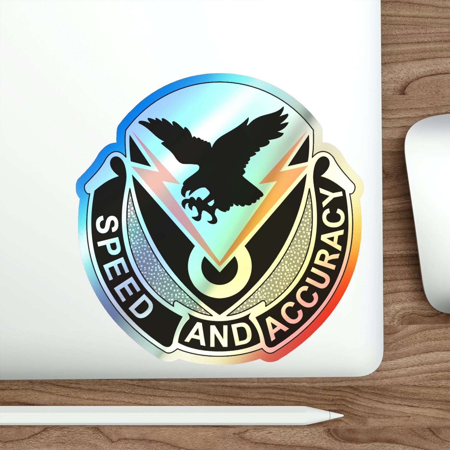 327 Signal Battalion (U.S. Army) Holographic STICKER Die-Cut Vinyl Decal-The Sticker Space