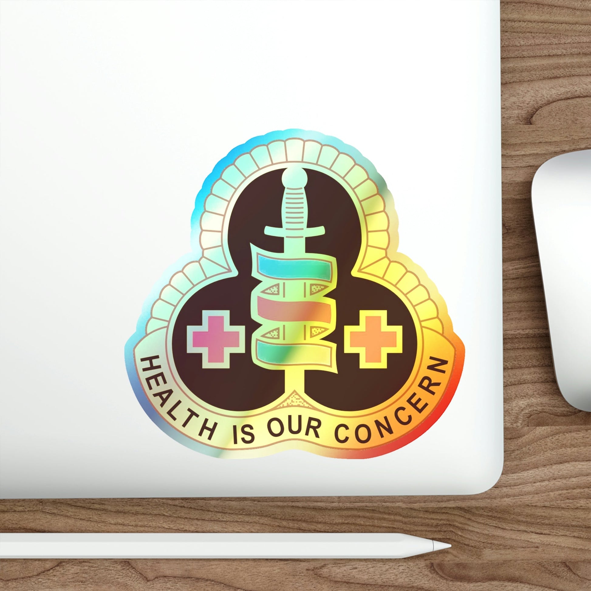 331 Medical Group (U.S. Army) Holographic STICKER Die-Cut Vinyl Decal-The Sticker Space