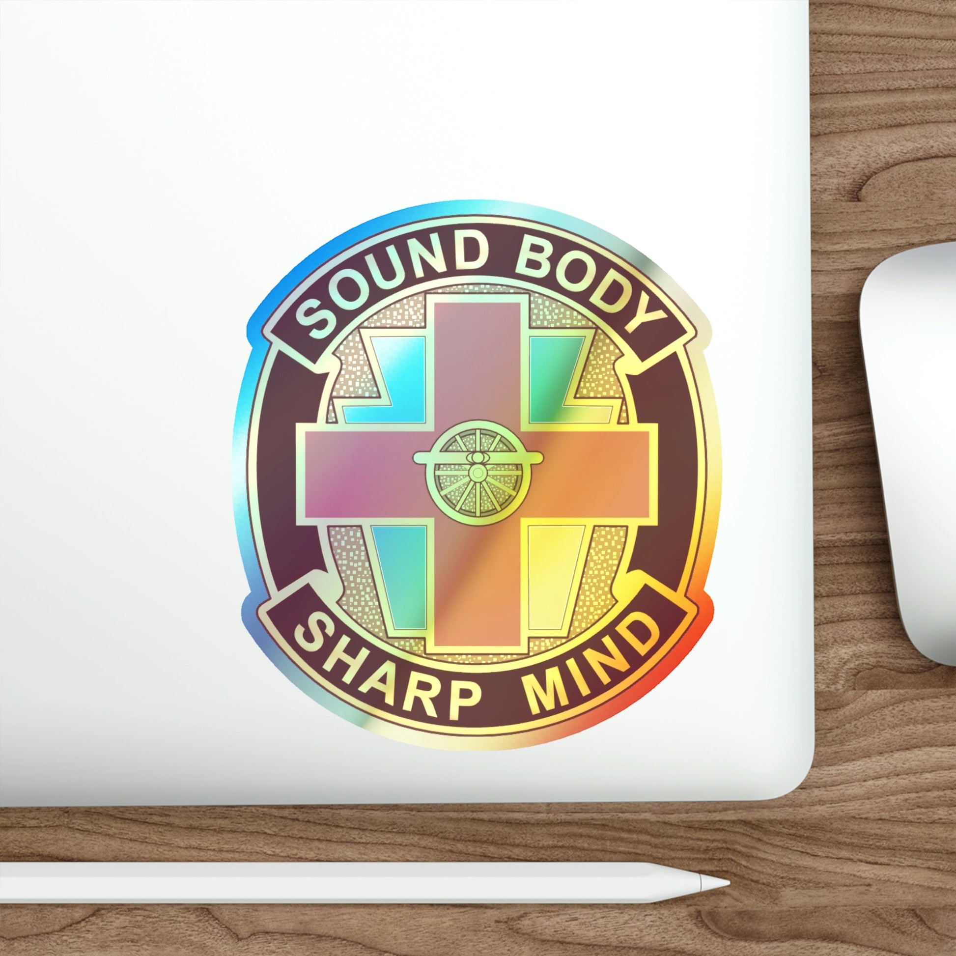 338 Medical Brigade 2 (U.S. Army) Holographic STICKER Die-Cut Vinyl Decal-The Sticker Space