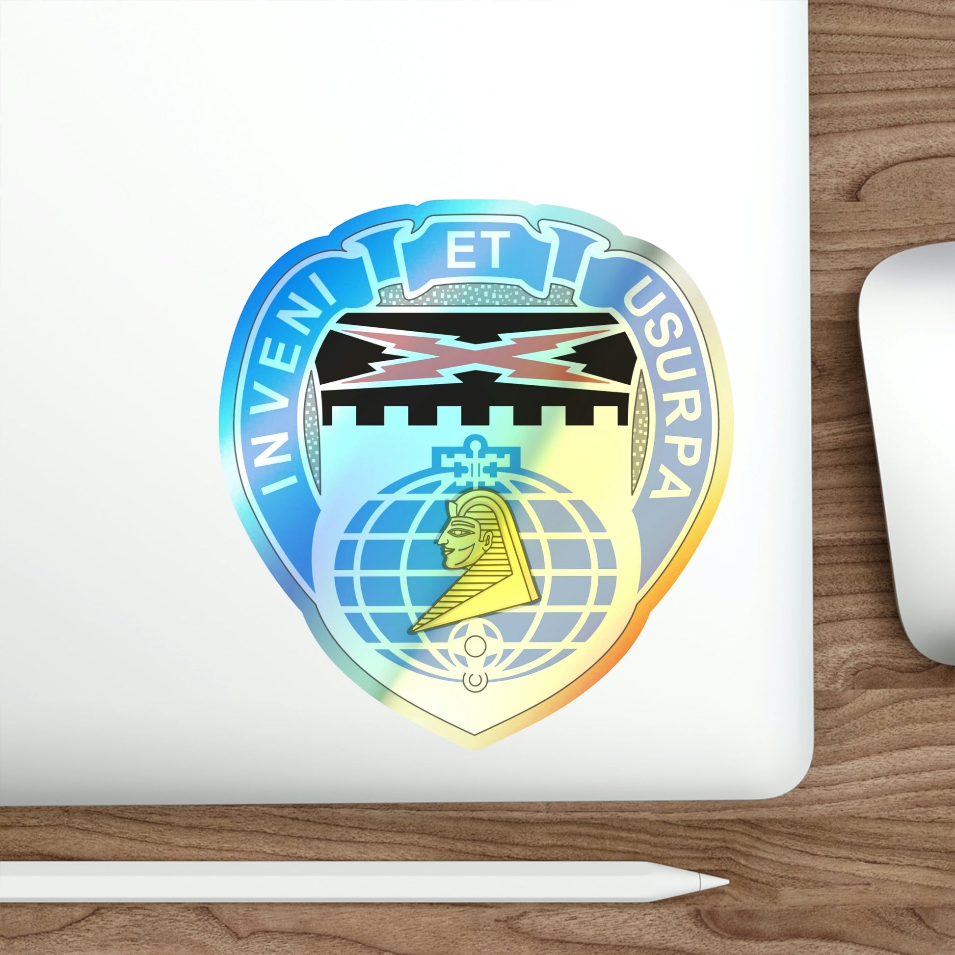 338 Military Intelligence Battalion (U.S. Army) Holographic STICKER Die-Cut Vinyl Decal-The Sticker Space