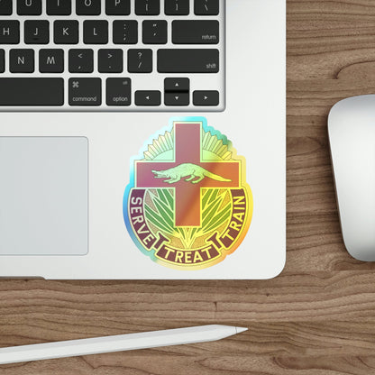 345 Field Hospital (U.S. Army) Holographic STICKER Die-Cut Vinyl Decal-The Sticker Space