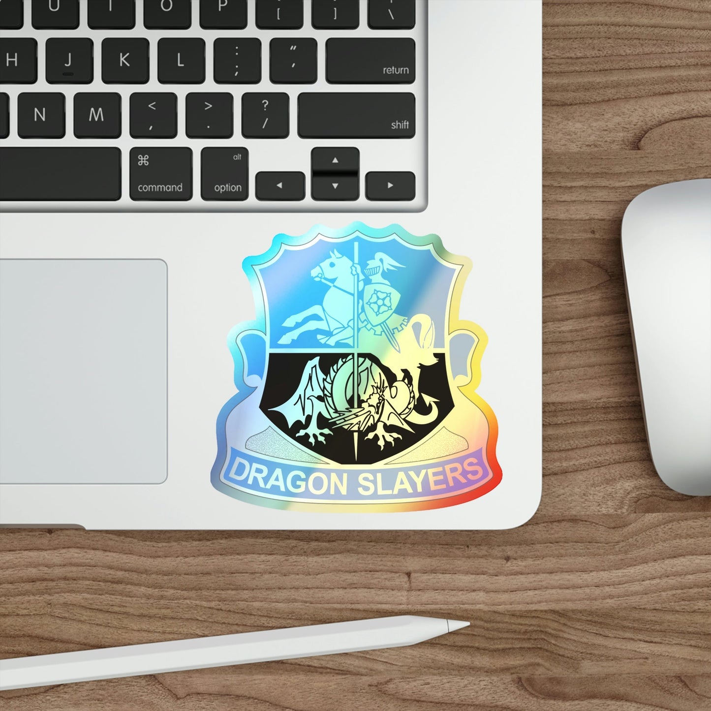 345 Military Intelligence Battalion (U.S. Army) Holographic STICKER Die-Cut Vinyl Decal-The Sticker Space