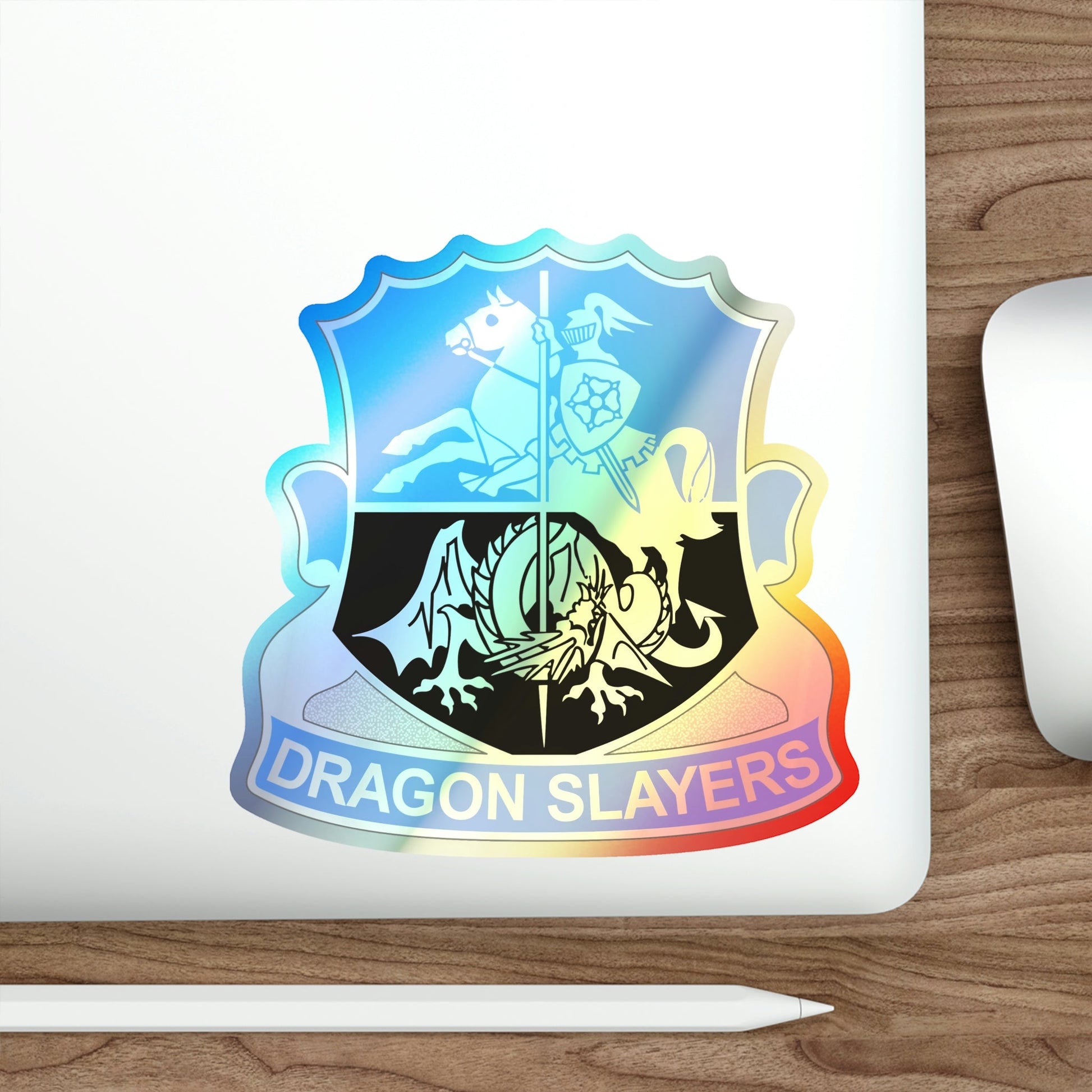 345 Military Intelligence Battalion (U.S. Army) Holographic STICKER Die-Cut Vinyl Decal-The Sticker Space