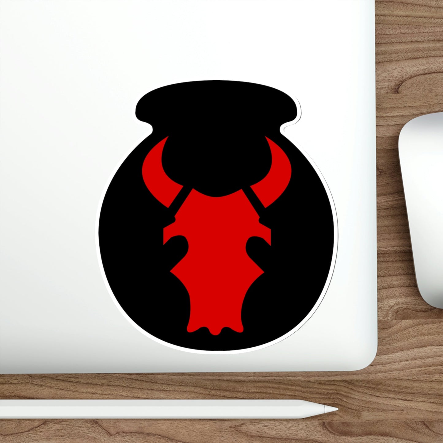 34th 'Red Bull' Infantry Division (U.S. Army) STICKER Vinyl Die-Cut Decal-The Sticker Space