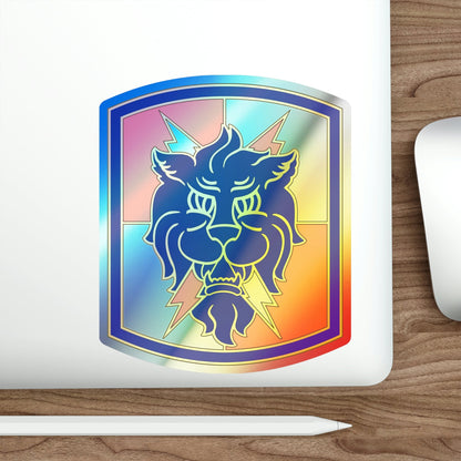 35 Signal Brigade v2 (U.S. Army) Holographic STICKER Die-Cut Vinyl Decal-The Sticker Space