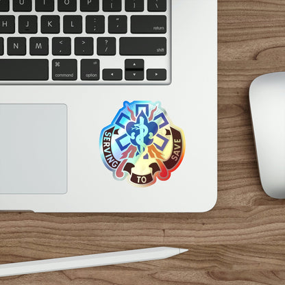 350 Surgical Hospital (U.S. Army) Holographic STICKER Die-Cut Vinyl Decal-The Sticker Space