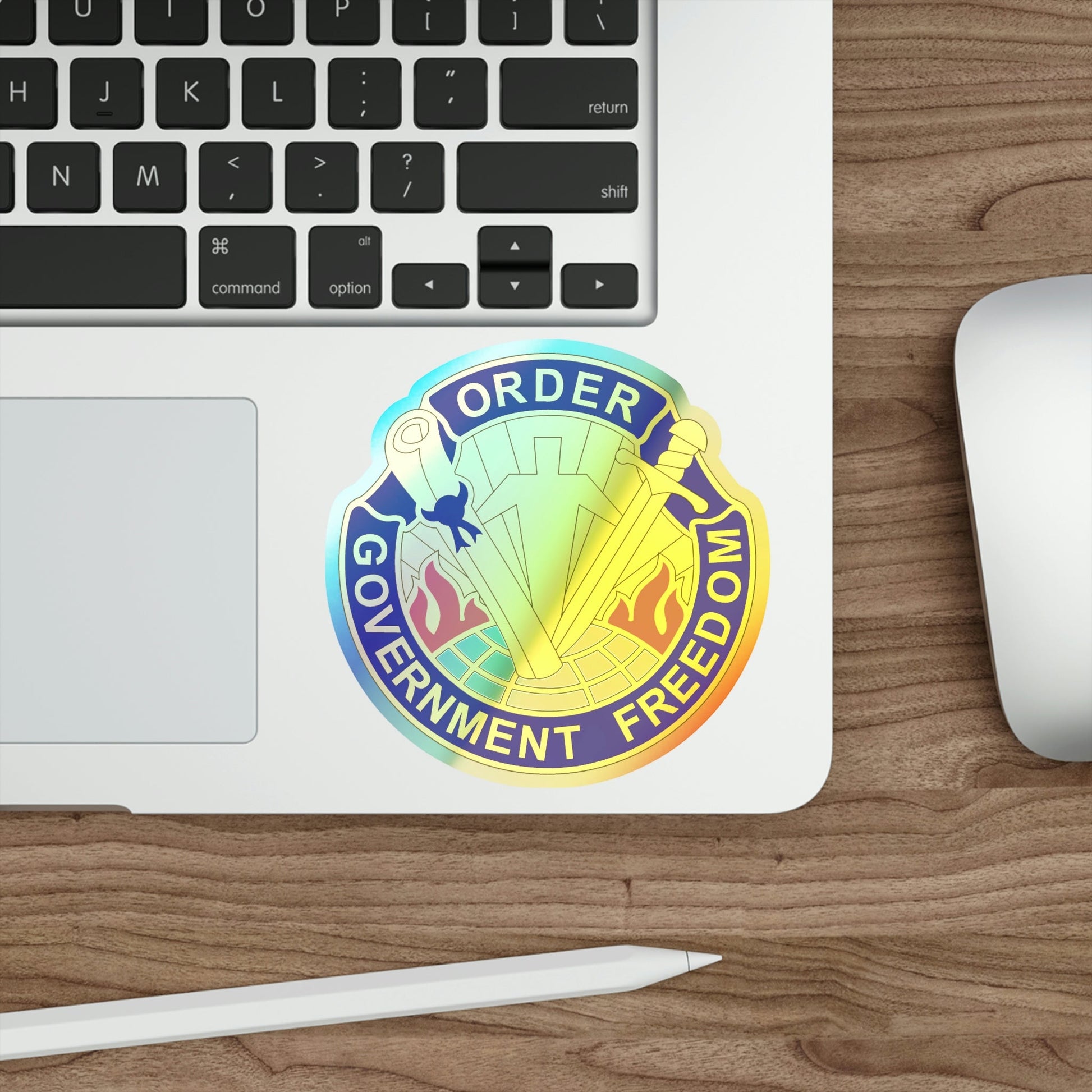 353 Civil Affairs Command 2 (U.S. Army) Holographic STICKER Die-Cut Vinyl Decal-The Sticker Space