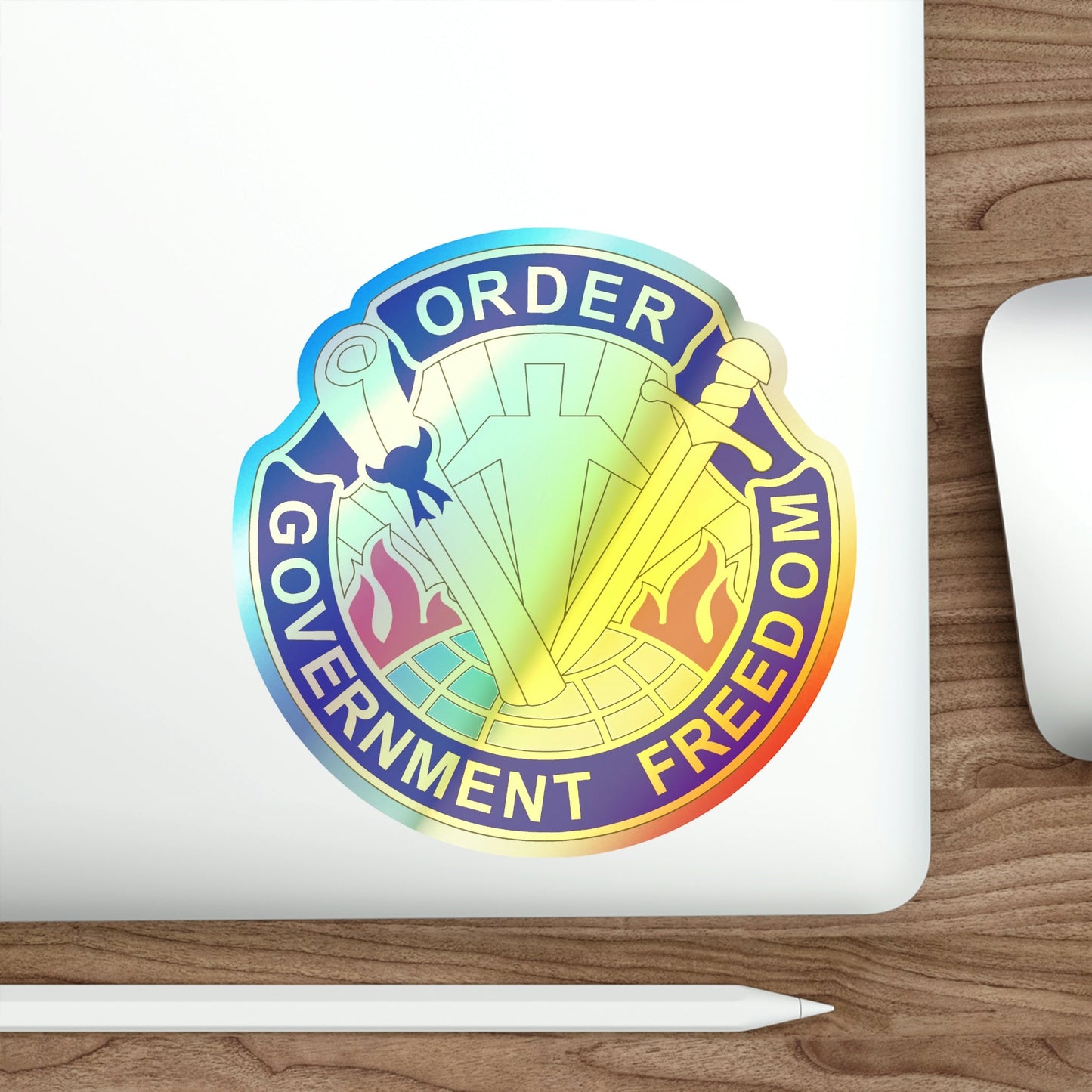 353 Civil Affairs Command 2 (U.S. Army) Holographic STICKER Die-Cut Vinyl Decal-The Sticker Space