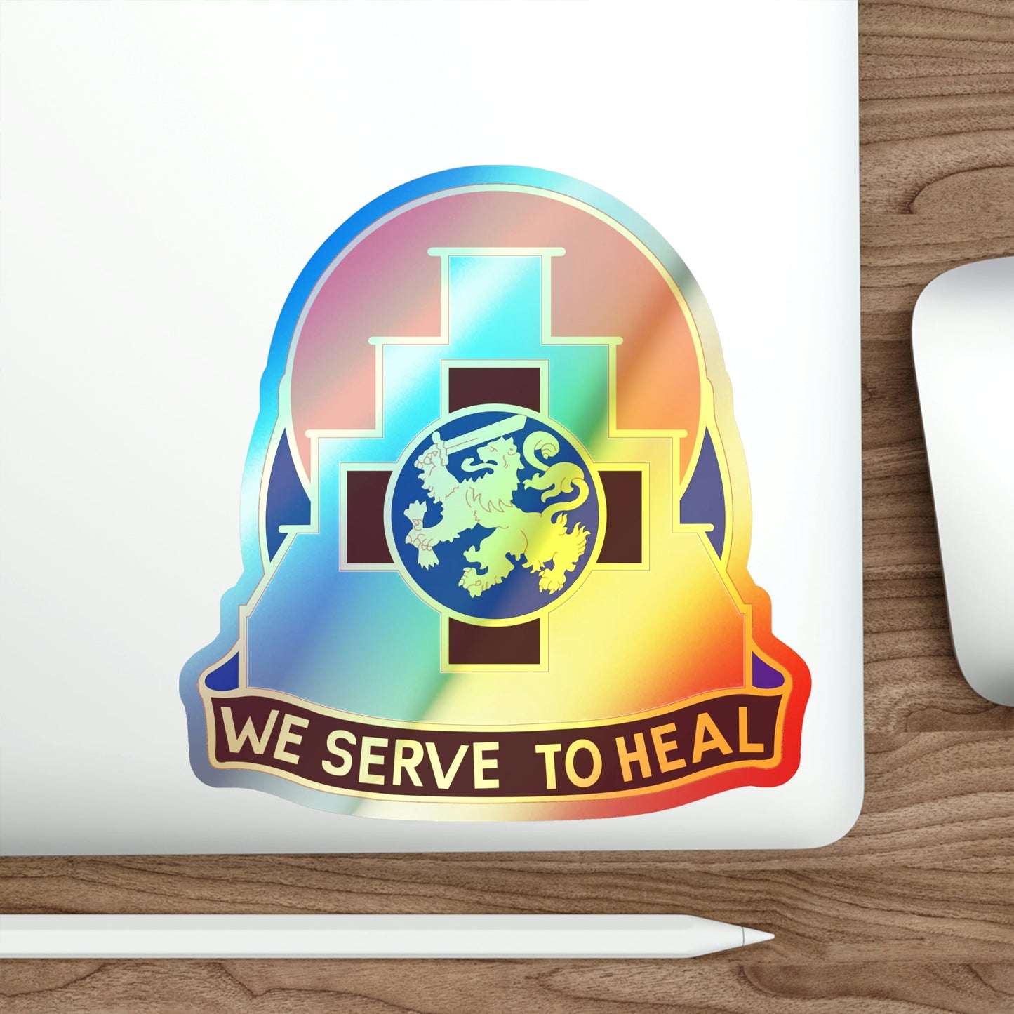 356 Field Hospital (U.S. Army) Holographic STICKER Die-Cut Vinyl Decal-The Sticker Space