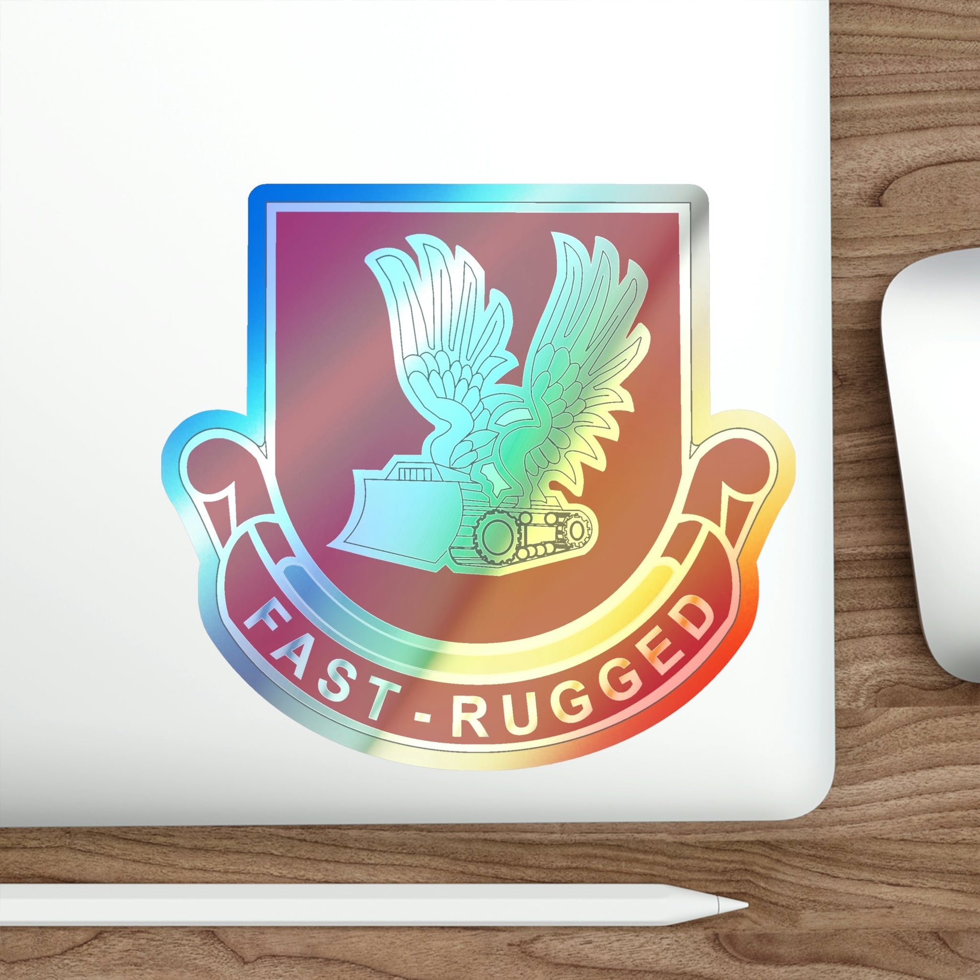 365 Engineer Battalion (U.S. Army) Holographic STICKER Die-Cut Vinyl Decal-The Sticker Space