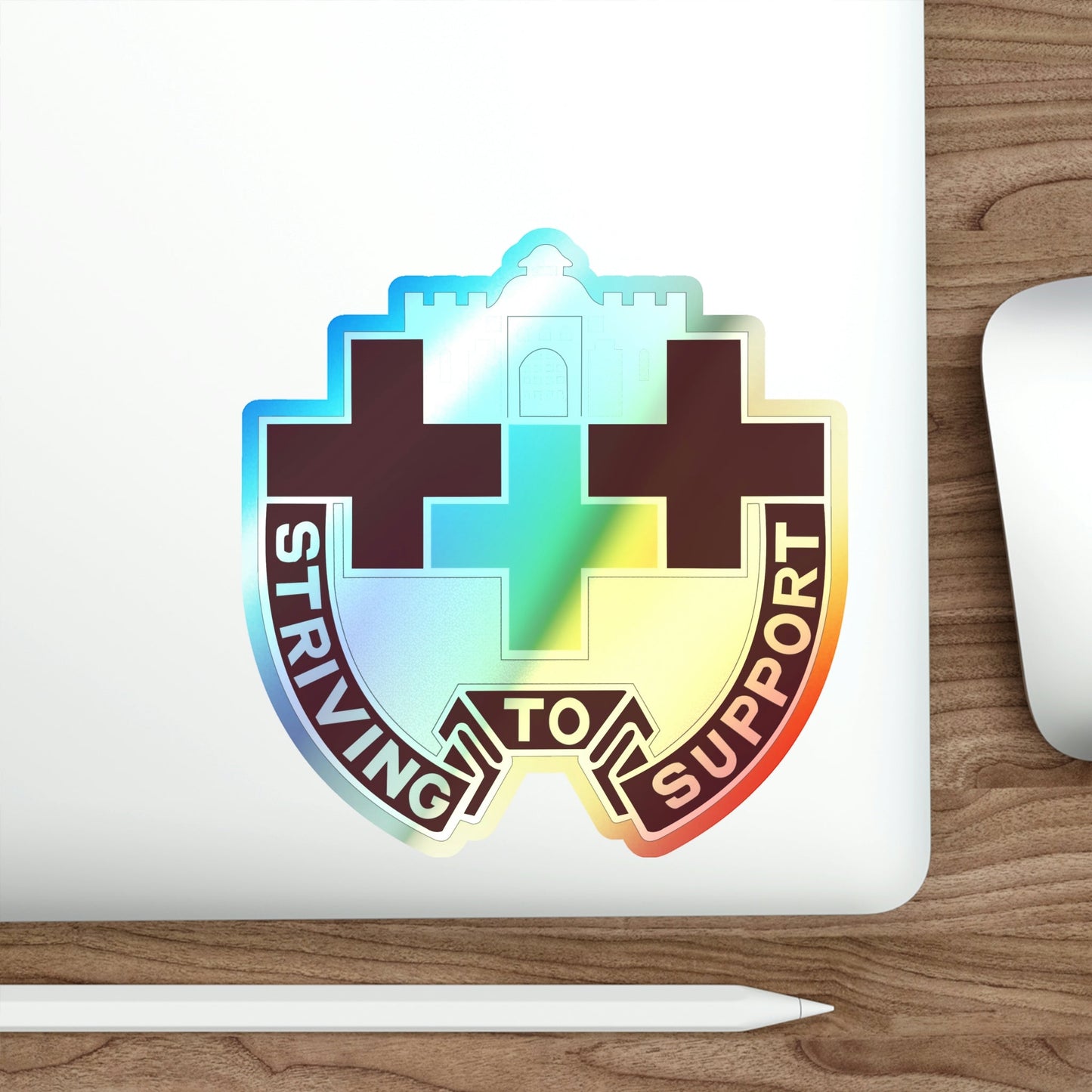 37 Medical Unit (U.S. Army) Holographic STICKER Die-Cut Vinyl Decal-The Sticker Space